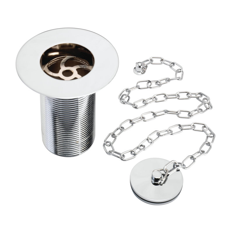 Bristan Traditional Unslotted Belfast 8.5cm Chain and Stopper Waste